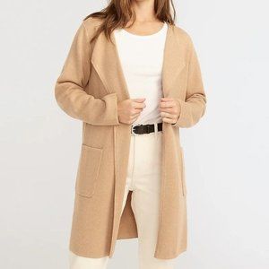 NWT J. Crew Juliette Collarless Sweater-Blazer in Heather Khaki Size XXS